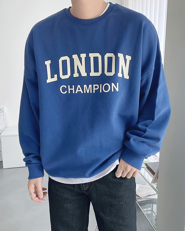 챔피언 오버핏 런던 맨투맨 (4 color)